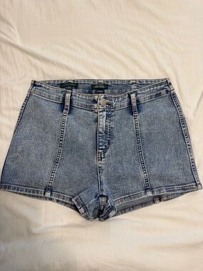 wild fable Light Blue High-Rise Denim Shorts
